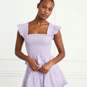 Hill House Paz Top Lilac Stripe
